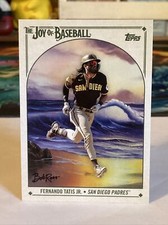 Fernando Tatis Jr 2023 Topps X Bob Ross Joy Of Baseball Card #31