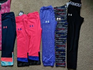 NWT Under Armour Girl Legging Pants - Picture 1 of 16