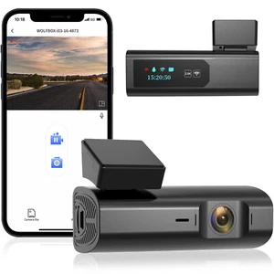 WOLFBOX i03 Dash Dash 2.5K APP Control Loop Recording for with Car Camera Cam - Bild 1 von 14