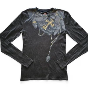 Men's Affliction Red Label Ozzy Osbourne Limited Edition Thermal T-Shirt S-4XL - Picture 1 of 2