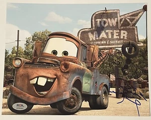Foto firmada por Larry The Cable Guy 8x10 certificado de autenticidad PSA/DNA autografiada Tow Mater Cars - Imagen 1 de 1