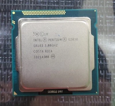Intel Pentium G2030 CPU 3GHz Dual-Core Processor SR163 - Image 1 of 3