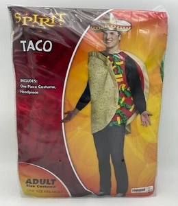 Adult Spirit Halloween Polyester Foam Taco Costume One Size NO SOMBRERO - Picture 1 of 4