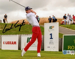 GORDON SARGENT SIGNED AUTOGRAPHED 8x10 PHOTO POPULAR RISING GOLFER BECKETT BAS - Picture 1 of 2