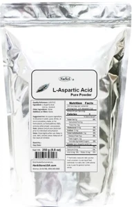 NuSci 250g (8.8oz) L-Aspartic Acid pure Powder Energy Neurotransmitter - Picture 1 of 5
