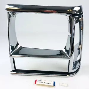 Crown 55034079 Headlight Bezel Left LH Plastic Chrome New NOS Israel Made - Picture 1 of 12