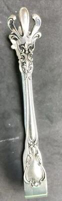 GORHAM CHANTILLY STERLING SILVER SUGAR TONGS VINTAGE NO MONOGRAMS - Image 1 of 4