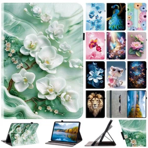 Lion Tiger Flower Butterfly Tablet Case For iPad 5 6 7 8 9 10 11 Mini Air Pro - Picture 1 of 51
