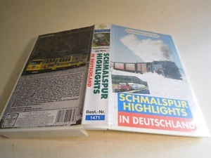+63 B8527 464 VHS Video Schmalspur Highlights in Deutschland - Picture 1 of 2