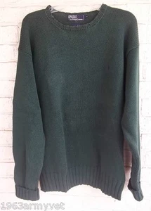Men's Ralph Lauren Polo XL or X Large Hunter Green Long Sleeve Sweater - Picture 1 of 3