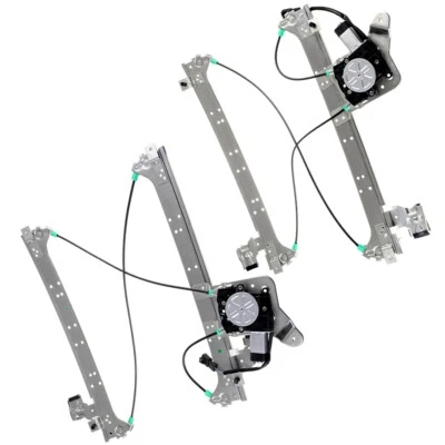 Juego regulador ventana eléctrica trasero izquierdo derecho GMC Yukon XL 2001-2006 con motor Foto 1 de 4