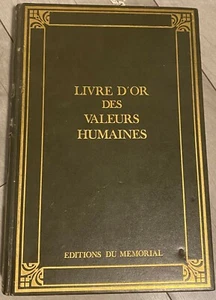 Edmond de Salses: Libro de Oro de los Valores Humanos - 1970 numerado - Ed Me... - Imagen 1 de 3