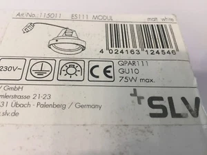 SLV ES111 MODUL für AIXLIGHT PRO Gehäuse matt weiß max. 75W Neu in Original-Zubehör-Hersteller Paket - Bild 1 von 4
