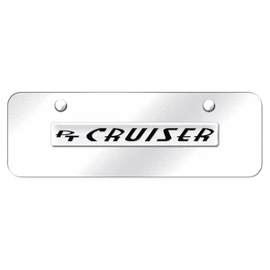 Nombre cromo sobre cromo acero inoxidable mini matrícula para PT Cruiser - Imagen 1 de 2