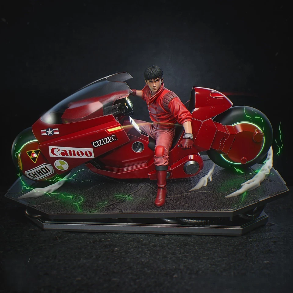 Kaneda - Akira action figure in resina dipinta a mano consegna 30 - 90 g - Immagine 1 di 4