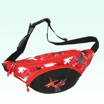  Lightweight Crossbody Bag Childrens Fanny Pack Kids Dinosaur Satchel Waistpack - Image 1 of 4