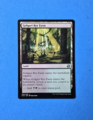 1x Golgari Rot Farm Iconic Masters 2017 Mtg Magic Gathering Card Land Mana 236 - Image 1 of 2