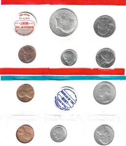 1970 United States Mint Annual Uncirculated P and D 10 Coin Set BU - Picture 1 of 1