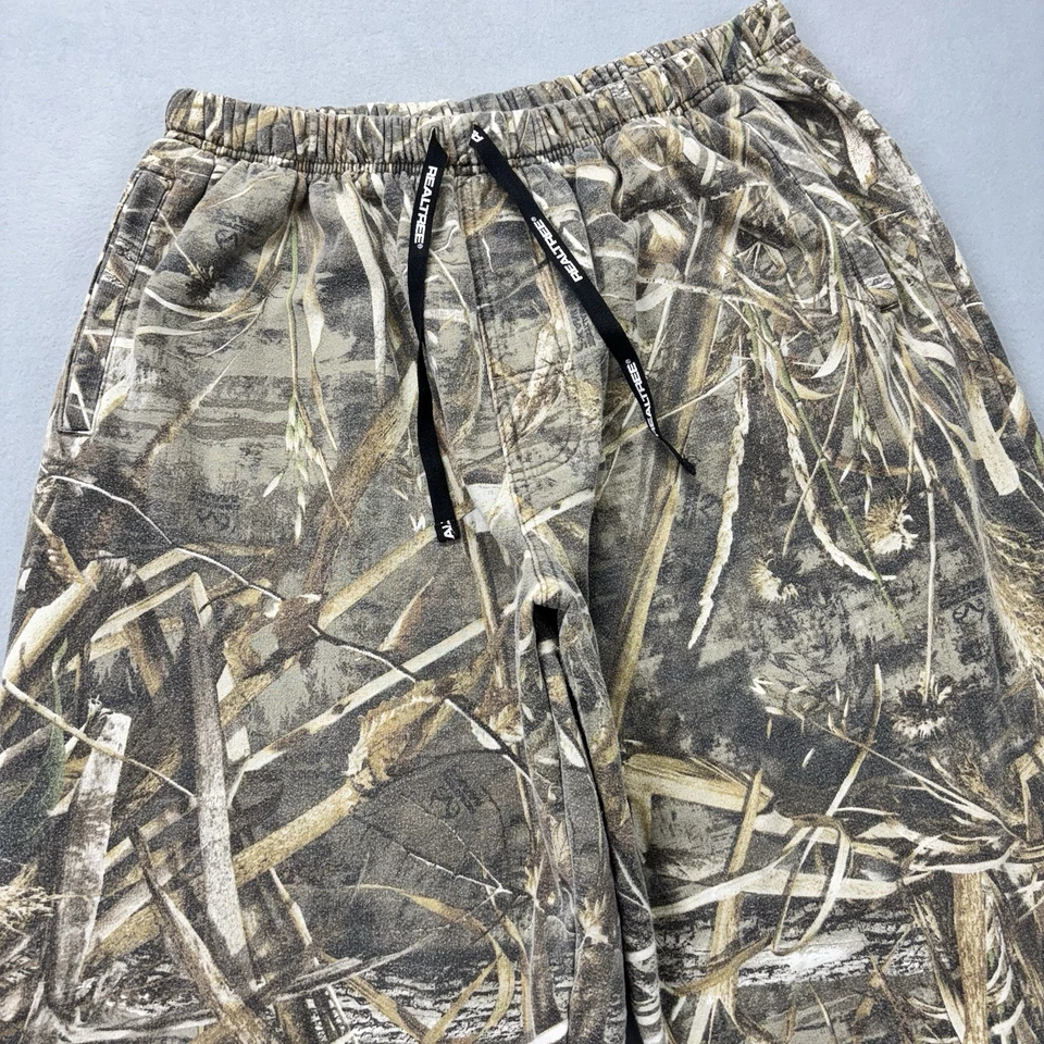 Realtree Max-5 Sweatpants Joggers Mens 3XL Camo Hunting Drawstring Wide Leg - Image 1 of 4