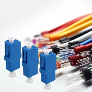 6PCS LC an LC Fibre Adapter Flansch Einer Moden optischer Connector für - Afbeelding 1 van 12