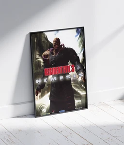 Resident Evil 3 PlayStation PS1 Promotional Advert Framed Poster 90s Retro - Picture 1 of 1