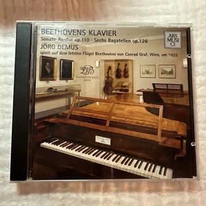 Beethoven Sonata Op 110 & Bagatelles Op 126 CD Jorg Demus Piano German Import - Imagen 1 de 4