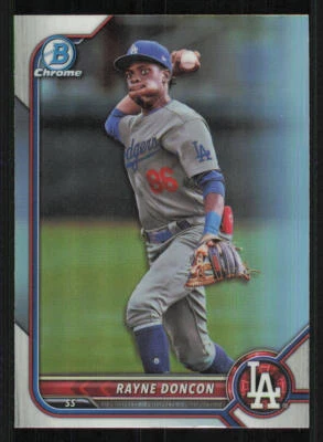 2022 Bowman Chrome Draft Refractors #BDC188 Rayne Doncon - Image 1 of 2