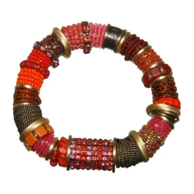 Konplott Armband Armreif Beduin rot / gold - Bild 1 von 2