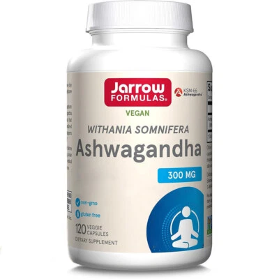 Jarrow Formulas, Ashwangandha, 300 mg, 120 veg. Capsule - spedizione lampo - Immagine 1 di 3