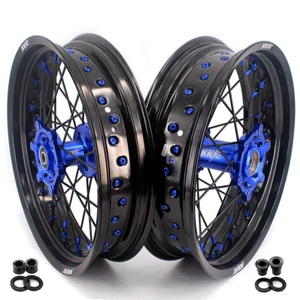 KKE 3.5/4.25 Supermoto Wheels Rims Fit DRZ400S DRZ400E DRZ400 DRZ400SM 2005-2024 - Picture 1 of 12