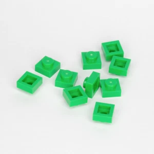10x LEGO® Platte 1x1, Plate Basic hellgrün (3024) (Bright green) NEU - Bild 1 von 1