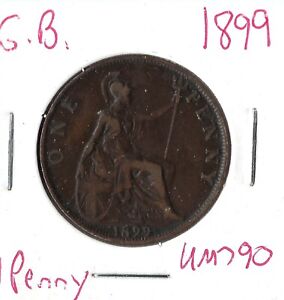 Coin Great Britain 1 Penny 1899 KM790, Combined shipping