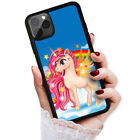( For iPhone 11 Pro Max ) Back Case Cover PB13075 Rainbow Unicorn
