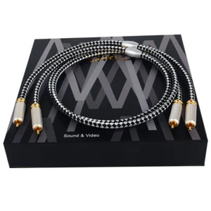 High Quality 6N OFC RCA cable Analog cable RCA audio cable amplifier CD signal - Picture 1 of 6