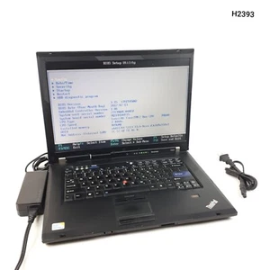 Lenovo ThinkPad R500 15"Core 2Duo P8600 4GB Ram No HDD No OS Boots To BIOS H2393 - Picture 1 of 11