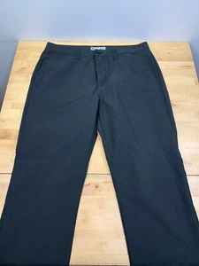 Travis Mathew Pants 36x33 Chino Black Casual Stretch Performance #9548 - Picture 1 of 9