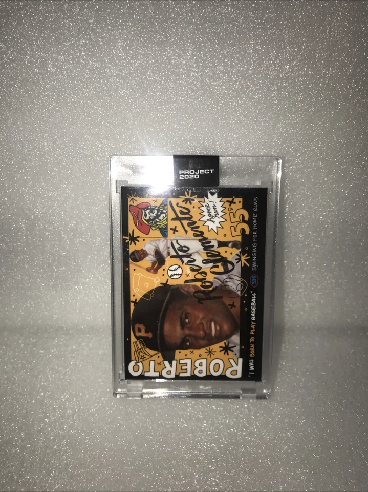 Topps PROJECT 2020 Card 110 - 1955 Roberto Clemente by Sophia Chang - Image 1 of 4