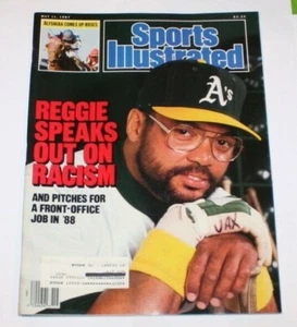 1987 Reggie Jackson Sports Illustrated Magazine A's MLB Baseball - Picture 1 of 1