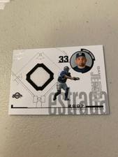 JOHNNY ESTRADA 2008 Upper Deck Game Worn Jersey 98-JE Milwaukee Brewers 