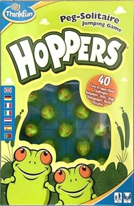 Hoppers Peg-Solitaire Juego Piezas de repuesto individuales Tarjetas o ranas Thinkfun - Imagen 1 de 8