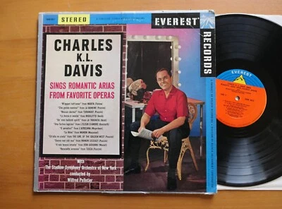 SDBR 3012 Charles K.L. Davis Sings Romantic Arias Everest Silverback Stereo LP - Image 1 of 4