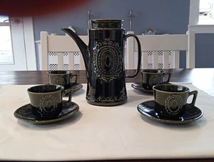 Barrats Of Staffordshire 1970's Coffee Set - Picture 1 of 11