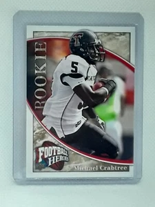 Michael Crabtree 2009 Upper Deck Heroes Football - RC #103 - Texas Tech - Picture 1 of 2
