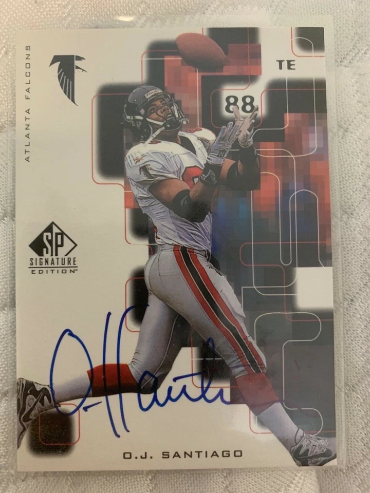 OJ Santiago autographed card with COA - Image 1 of 4