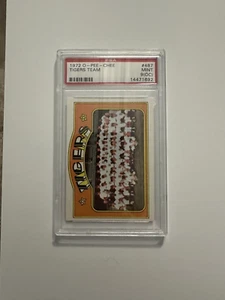 Equipo Tigres #487 PSA Calificado COMO NUEVO 9 (OC) (1972 O-Pee-Chee) - Imagen 1 de 6