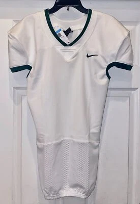 NIKE Stock Vapor Untouchable Team White Dark Green Football Jersey NEW Mens Sz M - Image 1 of 4