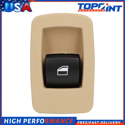 For 02-09 BMW E60 E61 525i 528i 530i 535i Right Side 61316951956 Window Switch - Image 1 of 4