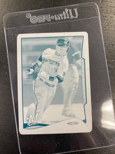 2014 TOPPS MINI BASEBALL ONLINE EXCLUSIVE JEAN SEGURA PRINTING PLATE 1/1
