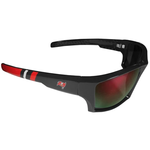 Tampa Bay Buccaneers Sunglasses, Edge Sports NFL Fan 100% UVA/UVB, Licensed Cover