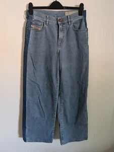 Women's Diesel Widee Two Tone Blue Jeans W28 L30 - Picture 1 of 10